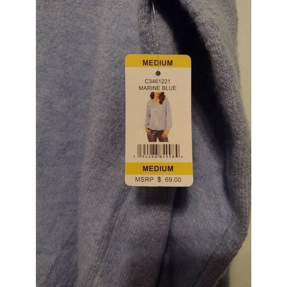 NWT Vince Camuto M Marine Blue Sweater - Picture 3 of 4